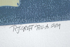 Linocut Print - Still Life With Teapot