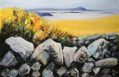 Print - Stone Wall And Beyond Towards Bloody Foreland