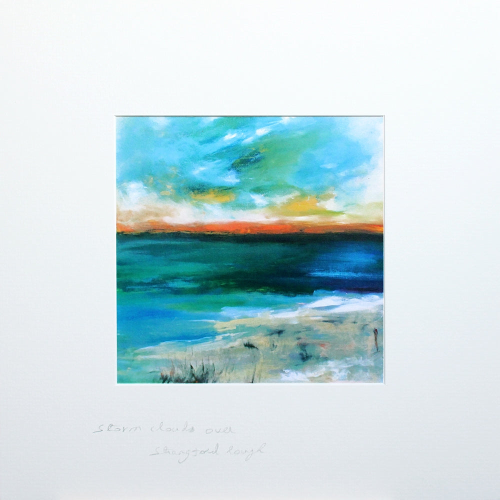 Print - Storm Clouds Over Strangford Lough Unframed