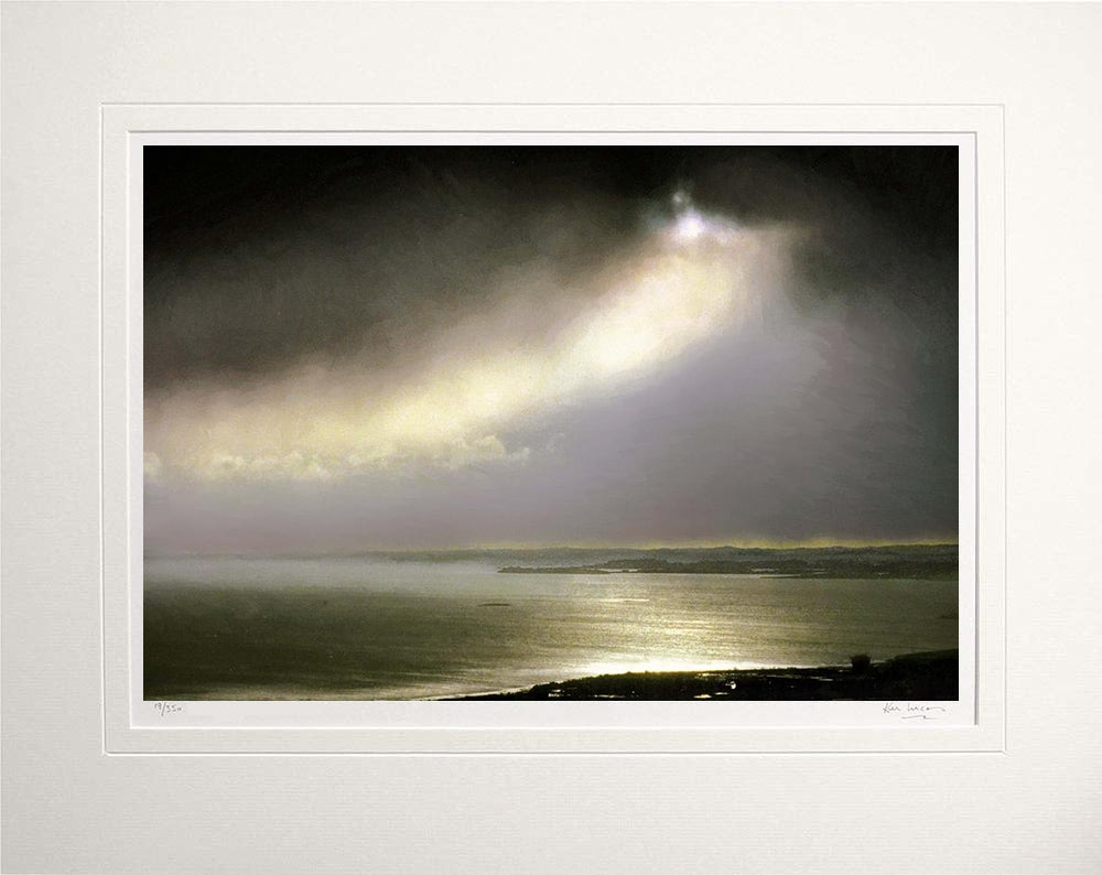 Co Down - Storm Clouds Strangford Unframed 60x47.5