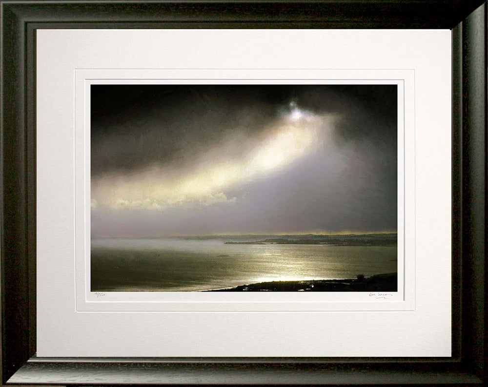 Co Down - Storm Clouds Strangford Frame Black Moulded 60x47.5