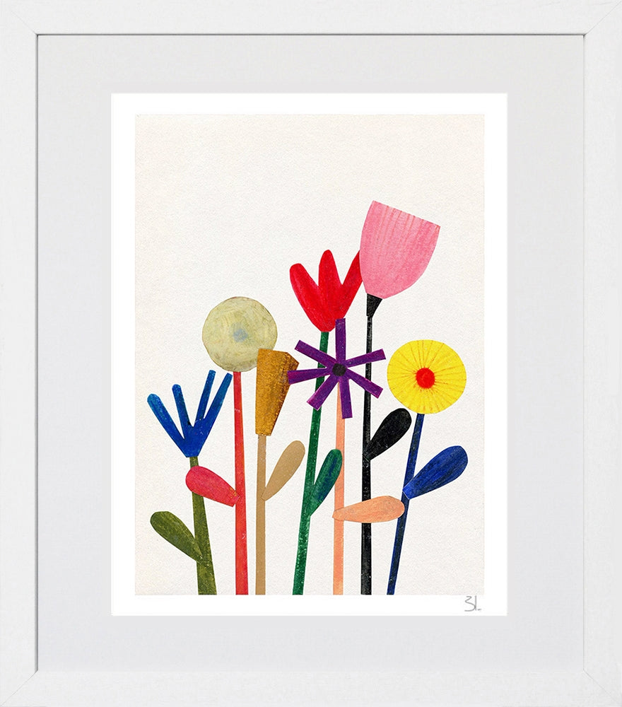 Strange Spring-16 x 22.5-White Box Frame