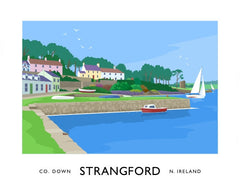 Co Down - Strangford Harbour Unframed 70x50