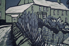Linocut Print - Co Down Strangford 1994