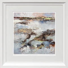 Print - Strangford Lough From Greyabbey Chunky White Frame