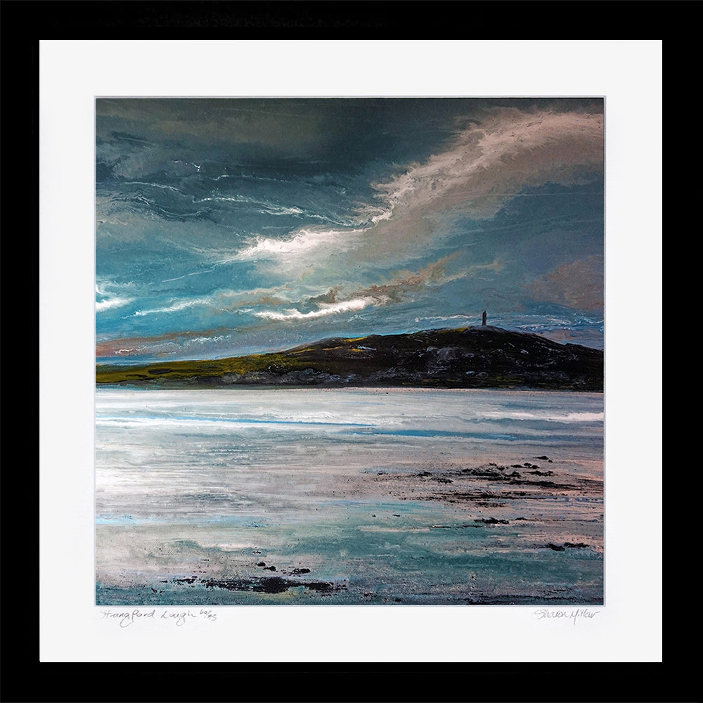 Print - Strangford Lough - Black Box Frame