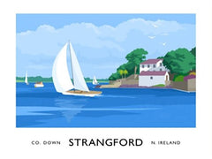 Co Down - Strangford The Watchtower-40 x 30-Unframed