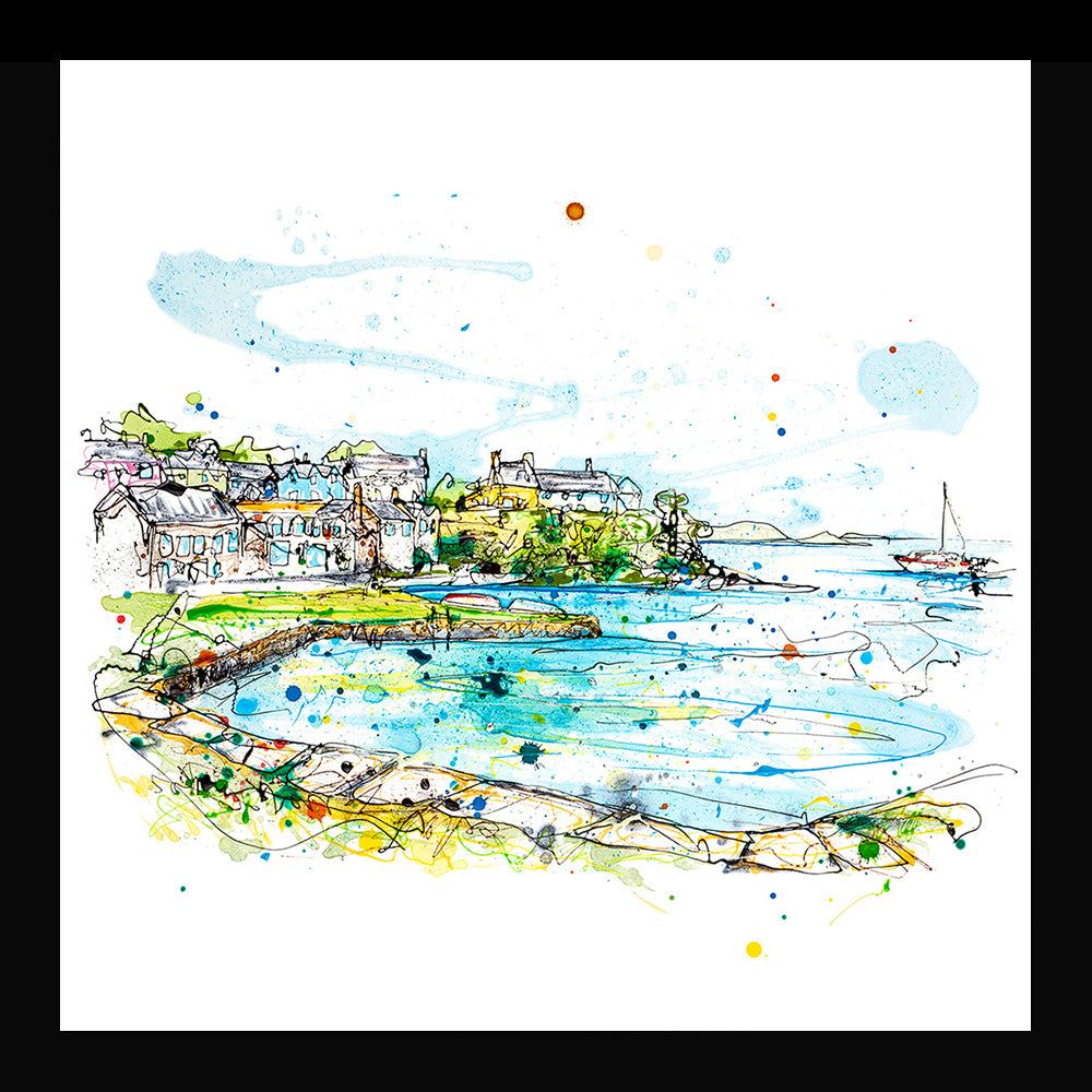 Print Open Edition Landscape - Strangford Village