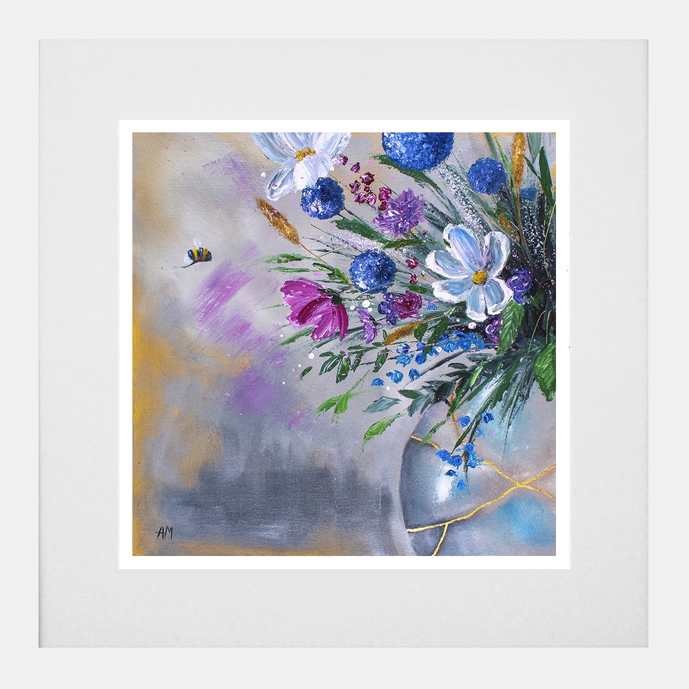 Print - Strength Within - White Box Frame (With Mount)
