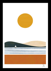 Summer-36 x 51.5-Black Box Frame