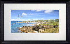 Co Donegal - Summer Port na Blagh Frame Black Moulded 71X45