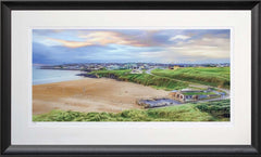 Co Derry - Sundown On Harry's Shack-95.5 x 59-Black Bevelled Frame