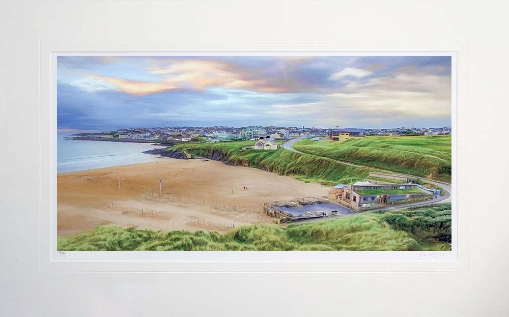Co Derry - Sundown On Harry's Shack Unframed 71x45