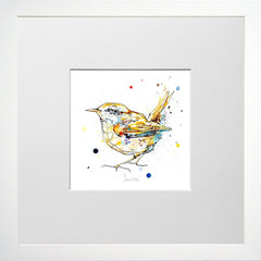 Print Open Edition Animals - Sunrise-12 x 12-Small Flat White Frame