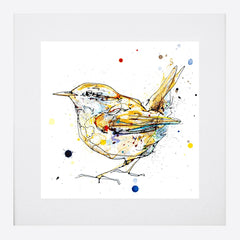 Print Open Edition Animals - Sunrise-30 x 30-White Box Frame (With Mount)