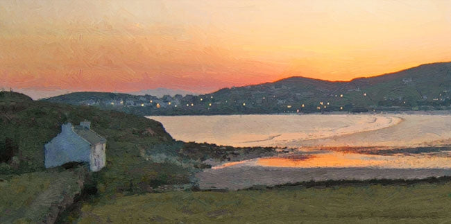 Co Donegal - Sunset on Tra Beag Strand