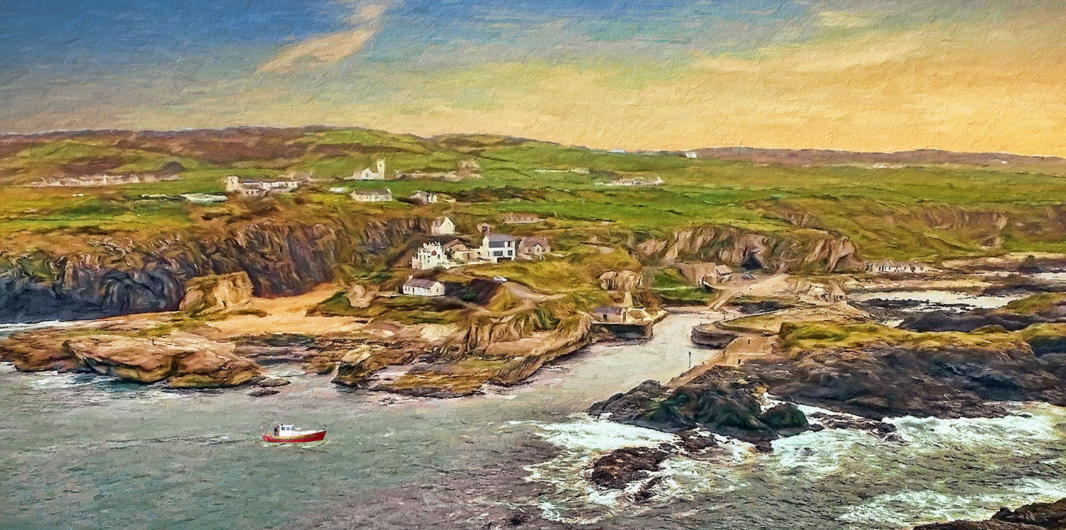 Co Antrim - Sunset Ballintoy