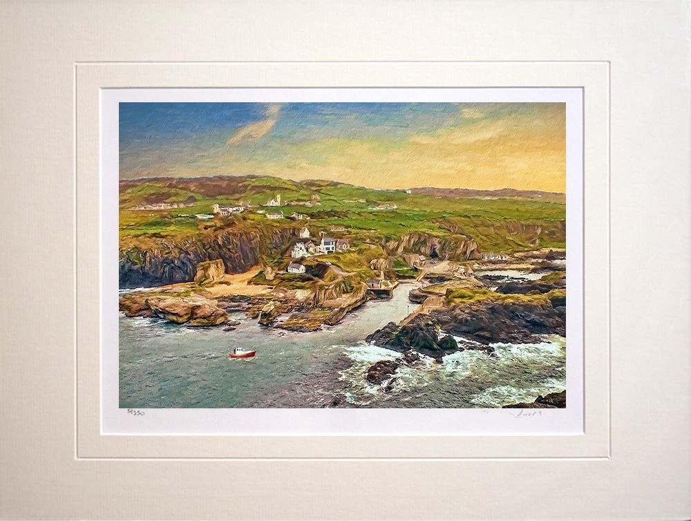 Co Antrim - Sunset Ballintoy Unframed 40X30