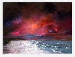 Print - Sunset Over Strand Beach - Unframed