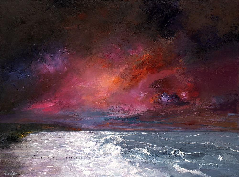 Print Large - Sunset Over Strand Beach