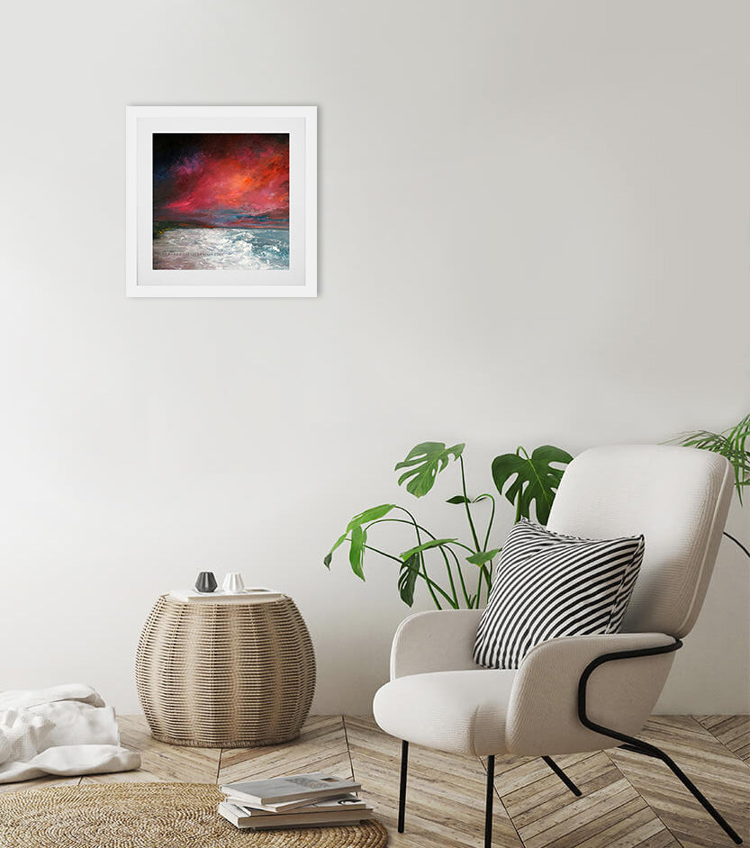 Print - Sunset Over Strand Beach