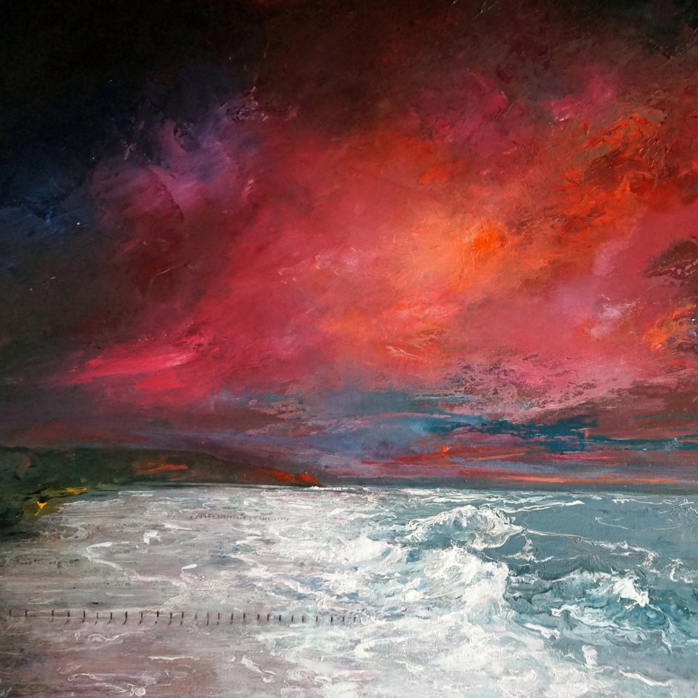 Print - Sunset Over Strand Beach