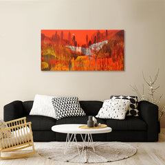 Sunset Over The Forest