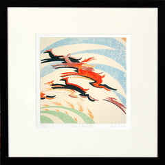 Sybil Andrew's Dog Framed