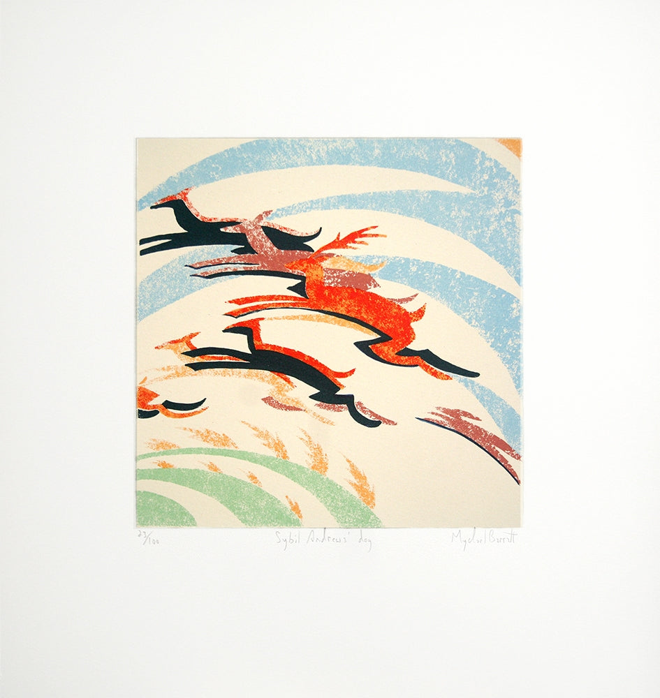 Sybil Andrew's Dog Unframed