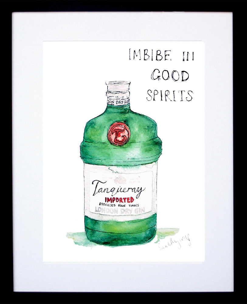 Drinks Gin - Tanqueray Frame Black