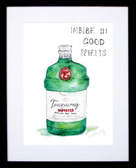 Drinks Gin - Tanqueray Frame Black