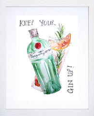 Gin - Tanqueray Keep Your Gin Up White Frame