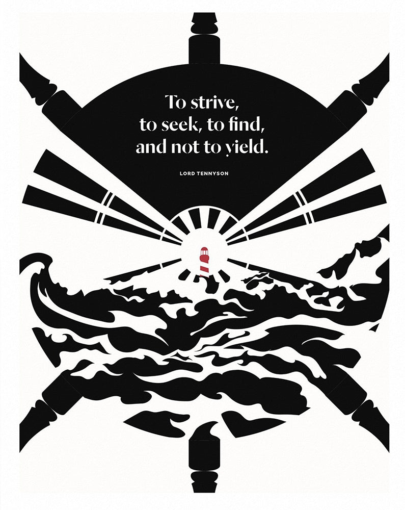 Tennyson - Not To Yield Unframed