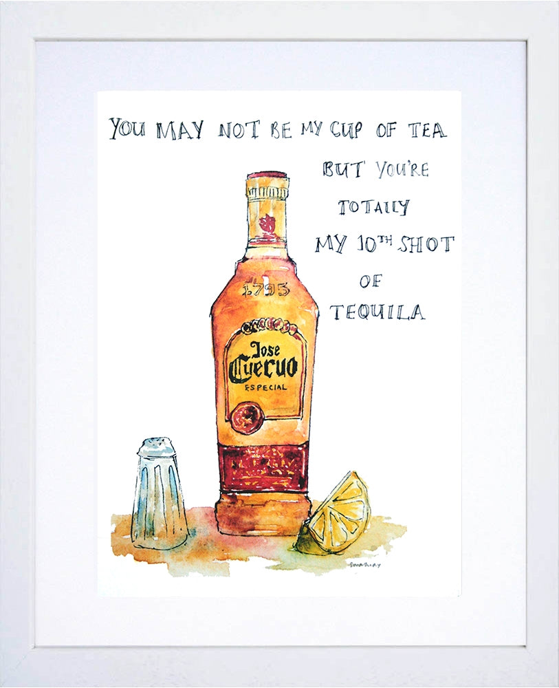 Drinks Liqueur - Jose Cuecuo Tequila White Frame