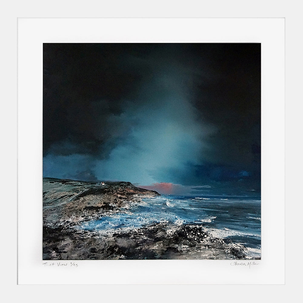 Print - That View White Frame