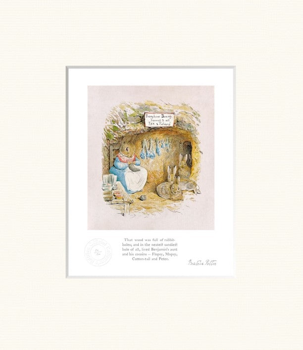 Peter Rabbit - That Wood was Full of Rabbit Holes - Unframed