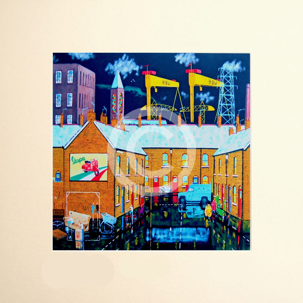 Print - The Beat 15 x 15 Unframed