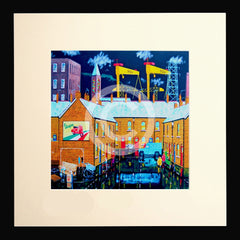 Print - The Beat 15 x 15 Framed