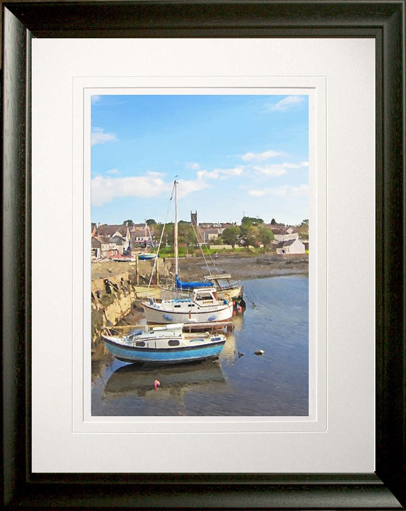 Co Down - The Harbour Groomsport Frame Black Moulded 60x47.5