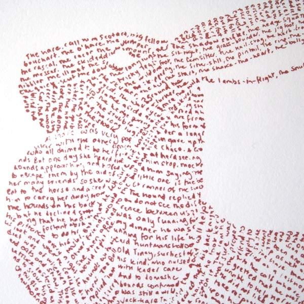 Screen Print - The Hare in Red