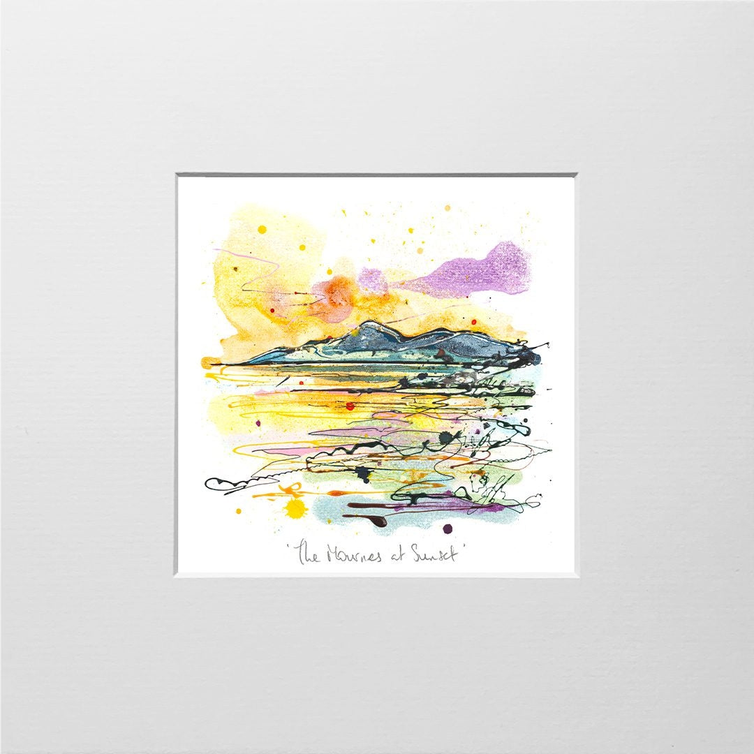 Print Open Edition Landscape - The Mournes at Sunset-12 x 12-Unframed