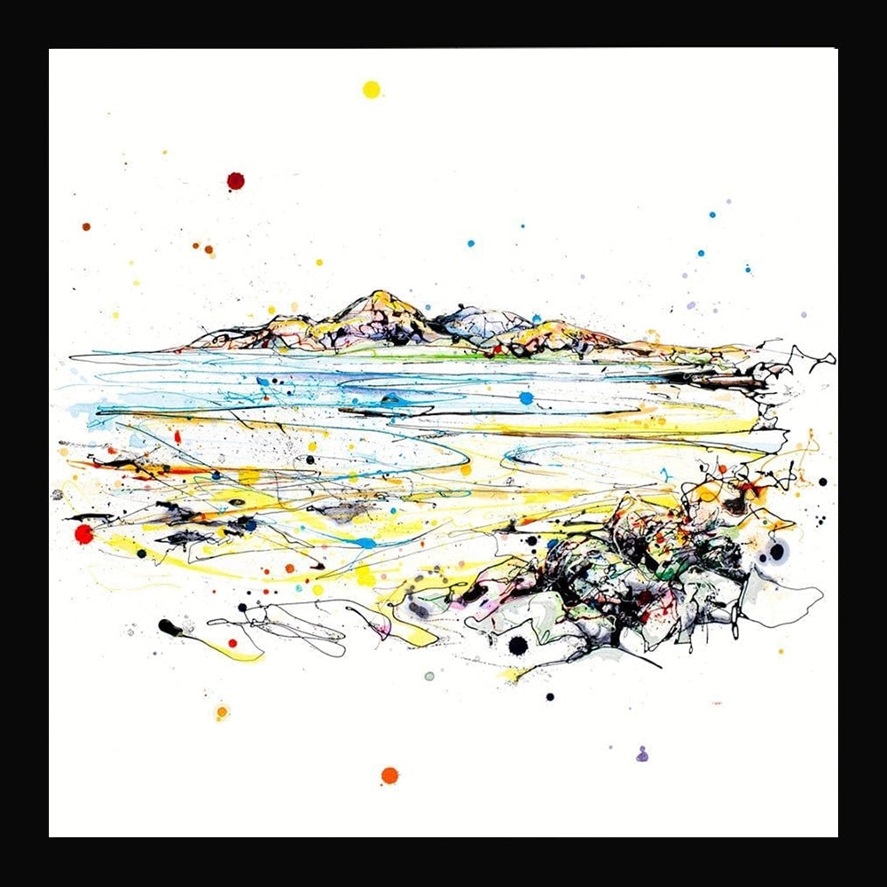 Print Open Edition Landscapes - The Mournes-30 x 30-Black Box Frame (No Mount)