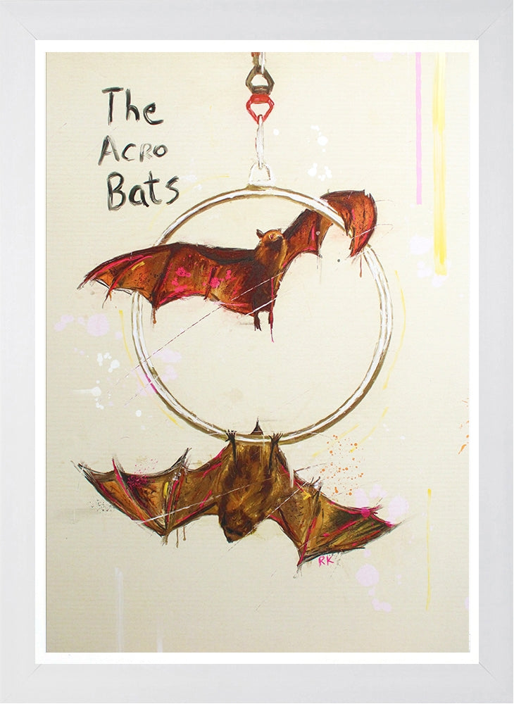 The Acrobats - Flat White Frame