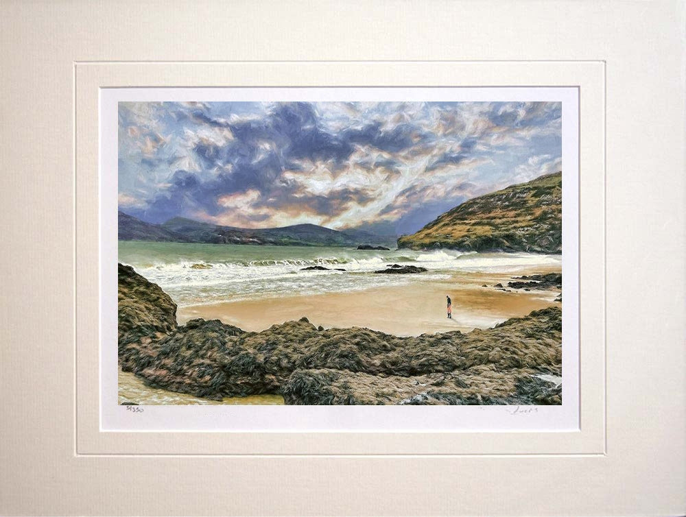 Co Donegal - The Beach Portsalon Unframed 40X30