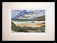 Co Donegal - The Beach Portsalon Frame Black Box 40x30