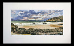 Co Donegal - The Beach Portsalon-71 x 45-Flat Black Frame