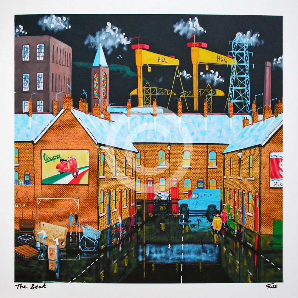 Print - The Beat-40 x 40-Unframed