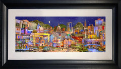 Dream Series Belfast - The Beautiful East-81 x 33-Chunky Black Frame