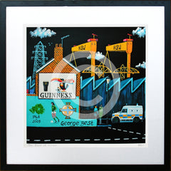 Print - The Best Of Times-40 x 40-Black Box Frame