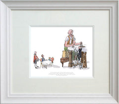 The BFG had Breakfast with the Queen Framed